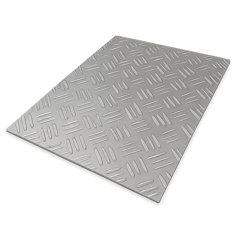 Лист алюминиевый рифленый квинтет 1,2х300х600 мм АМГ2Н2Р