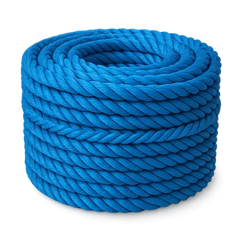 Канат полипропиленовый тросовой свивки 3-х прядный 8 мм